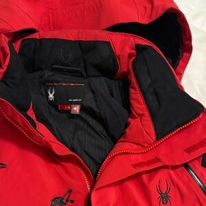 Spyder Red and Black Ski Jacket